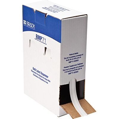 Brady M61C-240-498 BMP61 BMP71 Series CleanLift Étiquette repositionnable en vinyle Finition semi-brillante, 0,6 cm Largeur x 9,2 m Longueur Blanc Brady M61C-240-498 BMP61 BMP71 Series CleanLift Étiquette repositionnable en vinyle Finition semi-brillante, 0,6 cm Largeur x 9,2 m Longueur Blanc
