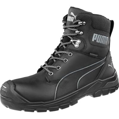 PUMA SAFETY Conquest Black High Bottes de travail de sécurité S3 HRO SRC avec embout en fibre de verre Protection anti-perforation antidérapantes et résistantes à la chaleur pour homme, Noir, 47 EU PUMA SAFETY Conquest Black High Bottes de travail de sécurité S3 HRO SRC avec embout en fibre de verre Protection anti-perforation antidérapantes et résistantes à la chaleur pour homme, Noir, 47 EU