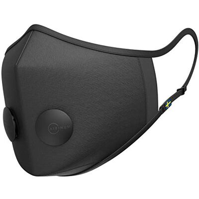 Airinum Urban Air Mask 2.0 Masque Anti-Pollution, Masque de Protection Respiratoire Réutilisable et Ajustable Contre la Pollution Atmosphérique,les Allergènes et les Bactéries-Onyx Black XS Airinum Urban Air Mask 2.0 Masque Anti-Pollution, Masque de Protection Respiratoire Réutilisable et Ajustable Contre la Pollution Atmosphérique,les Allergènes et les Bactéries-Onyx Black XS