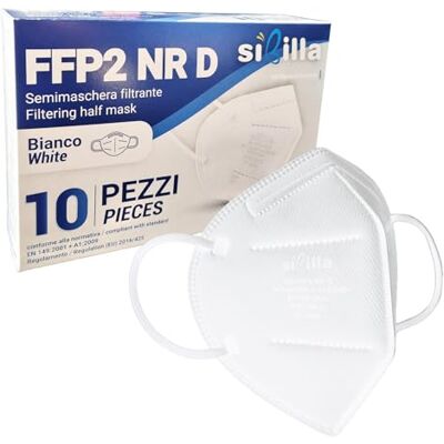 general merchandising Masques FFP2 blancs, lot de 10, pliables general merchandising Masques FFP2 blancs, lot de 10, pliables