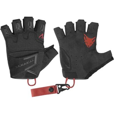 ACE Schakal Gants d'intervention sans doigts Gants tactiques sans doigts pour le paintball et le tir sportif Noir/Rouge L ACE Schakal Gants d'intervention sans doigts Gants tactiques sans doigts pour le paintball et le tir sportif Noir/Rouge L
