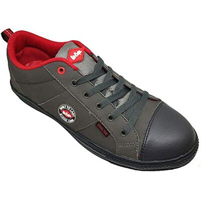 Lee Cooper LCSHOE054 Workwear SB/SRA, Botte de Baseball rétro, Botte de sécurité Unisexe au Design Moderne, Chaussure de sécurité pour Le Travail, Gris, 37 EU Lee Cooper LCSHOE054 Workwear SB/SRA, Botte de Baseball rétro, Botte de sécurité Unisexe au Design Moderne, Chaussure de sécurité pour Le Travail, Gris, 37 EU