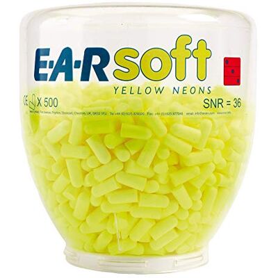 3M Bonbonne de bouchons d'oreilles ™ E-A-Rsoft™ Yellow Neon PD-01-002 3M Bonbonne de bouchons d'oreilles ™ E-A-Rsoft™ Yellow Neon PD-01-002