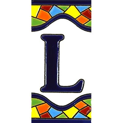 ART Écriteaux avec numéros et lettres. Carreaux de céramique polychromée, peints à la main dans technique corde sèche (cuerda seca) pour plaques avec numéros, noms, directions et signalisation. Un texte personnalisable. Dessin MOSAICO MEDIANO 10,9 cm x 5, ART Écriteaux avec numéros et lettres. Carreaux de céramique polychromée, peints à la main dans technique corde sèche (cuerda seca) pour plaques avec numéros, noms, directions et signalisation. Un texte personnalisable. Dessin MOSAICO MEDIANO 10,9 cm x 5,