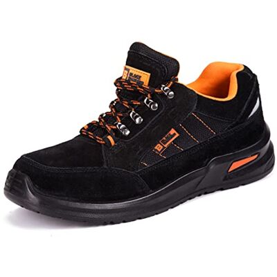 Black Hammer Chaussure de Sécurité S1P SRC Baskets Embout Acier Respirant Chaussures de Chaussures de Travail et randonnée 9952 Noir (41 EU) Black Hammer Chaussure de Sécurité S1P SRC Baskets Embout Acier Respirant Chaussures de Chaussures de Travail et randonnée 9952 Noir (41 EU)