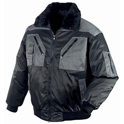 texxor 4170-XL Oslo Pilote-Veste de Travail, Noir/Anthracite, Taille XL texxor 4170-XL Oslo Pilote-Veste de Travail, Noir/Anthracite, Taille XL