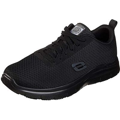 Skechers Homme Flex Advantage-bendon Baskets, Black Mesh Water Stain Repellent Treatment, 39.5 EU Skechers Homme Flex Advantage-bendon Baskets, Black Mesh Water Stain Repellent Treatment, 39.5 EU