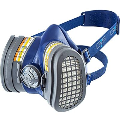 GVS Filter Technology Masque Elipse SPR581 avec filtres ABE1P3 pour gaz et poussières organiques, inorganiques et chimiques, M/L GVS Filter Technology Masque Elipse SPR581 avec filtres ABE1P3 pour gaz et poussières organiques, inorganiques et chimiques, M/L