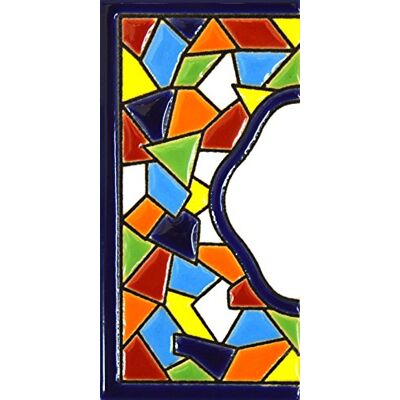 ART Écriteaux avec numéros et lettres. Carreaux de céramique polychromée, peints à la main dans technique corde sèche (cuerda seca) pour plaques avec numéros, noms, directions et signalisation. Un texte personnalisable. Dessin MOSAICO MEDIANO 10,9 cm x 5, ART Écriteaux avec numéros et lettres. Carreaux de céramique polychromée, peints à la main dans technique corde sèche (cuerda seca) pour plaques avec numéros, noms, directions et signalisation. Un texte personnalisable. Dessin MOSAICO MEDIANO 10,9 cm x 5,