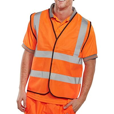Beeswift Gilet haute visibilité Orange M Beeswift Gilet haute visibilité Orange M