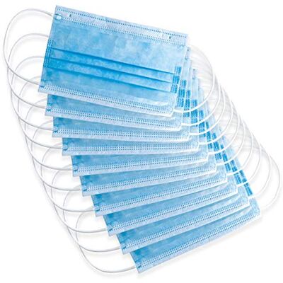 CRAZE 27837 Lot de 10 masques jetables 3 couches pour visage et nez pour adulte CRAZE 27837 Lot de 10 masques jetables 3 couches pour visage et nez pour adulte