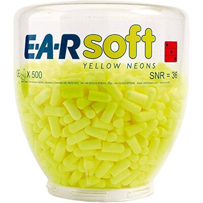 3M Bonbonne de bouchons d'oreilles ™ E-A-Rsoft™ Yellow Neon PD-01-002 3M Bonbonne de bouchons d'oreilles ™ E-A-Rsoft™ Yellow Neon PD-01-002