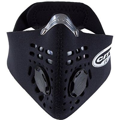 Respro City Masque Anti-Pollution Noir Noir Moyen Respro City Masque Anti-Pollution Noir Noir Moyen