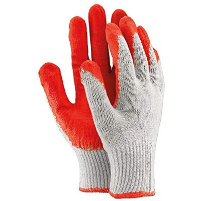 Ogrifox Gants de protection OX-Uniwamp_C, Ox.11.121 uniwamp, blanc-rouge, 9 tailles, lot de 10 Ogrifox Gants de protection OX-Uniwamp_C, Ox.11.121 uniwamp, blanc-rouge, 9 tailles, lot de 10