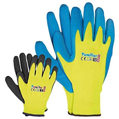 REIS Familiar_6 Gants de Protection Jaune/Noir Jaune/Bleu Taille 6 REIS Familiar_6 Gants de Protection Jaune/Noir Jaune/Bleu Taille 6