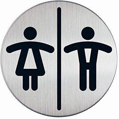 Durable 492023 Pictogramme "WC Femmes et Hommes" 83 mm Durable 492023 Pictogramme "WC Femmes et Hommes" 83 mm
