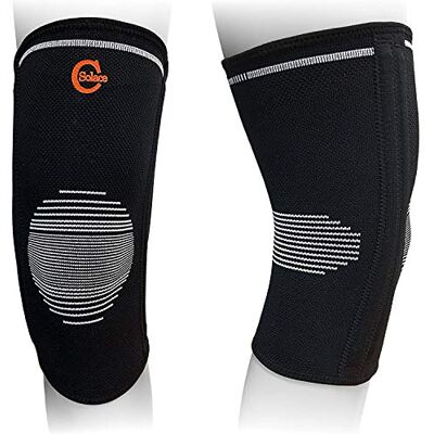Solace Care Genouillère de soulagement de l'arthrite réglable avec baleines en spirale pour contrôle du gonflement du ménisque – Idéal pour la course à pied et d'autres sports (S : 30,5 à 35,6 cm) Solace Care Genouillère de soulagement de l'arthrite réglable avec baleines en spirale pour contrôle du gonflement du ménisque – Idéal pour la course à pied et d'autres sports (S : 30,5 à 35,6 cm)