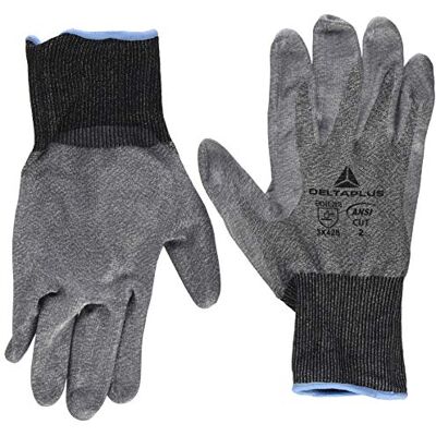 Deltaplus VECUT36GR11 Gants en tricot fin Softnocut, paume revêtue de nitrile gris, taille 11 Deltaplus VECUT36GR11 Gants en tricot fin Softnocut, paume revêtue de nitrile gris, taille 11
