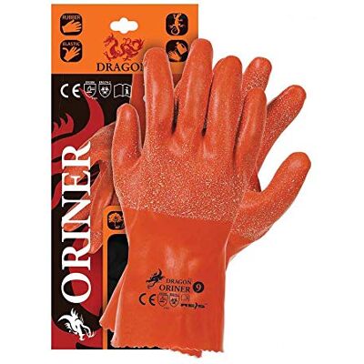 REIS Oriner10 Dragon Lot de 12 gants de protection Orange Taille 10 REIS Oriner10 Dragon Lot de 12 gants de protection Orange Taille 10