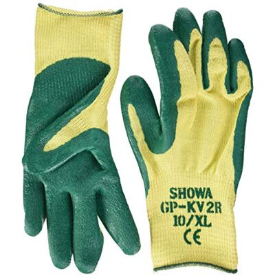 SHOWA 380, Enduction de Nitrile microporeux, Grip polyvalent, Bleu/noir, 9/XL SHOWA 380, Enduction de Nitrile microporeux, Grip polyvalent, Bleu/noir, 9/XL