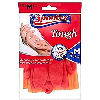 Spontex MAPA Ultra Résistant Gants de Ménage mix Latex et Nitrile Résistant et Souple Protection contre les Produits Ménagers 1 paire Taille M Spontex MAPA Ultra Résistant Gants de Ménage mix Latex et Nitrile Résistant et Souple Protection contre les Produits Ménagers 1 paire Taille M