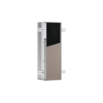 Emco Asis Plus Module WC encastré avec porte-papier toilette, armoire de salle de bain pour espace de rangement invisible, armoire haute avec fonction Push to Open et 3 compartiments, charnière de Emco Asis Plus Module WC encastré avec porte-papier toilette, armoire de salle de bain pour espace de rangement invisible, armoire haute avec fonction Push to Open et 3 compartiments, charnière de