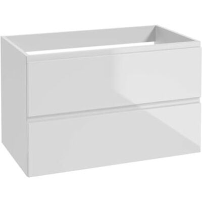Deftrans . Meuble de lavabo Suspendu avec tiroirs Blanc 80 x 50 x 46 cm Meuble sous-lavabo Meuble Mural sans Plateau de lavabo Deftrans . Meuble de lavabo Suspendu avec tiroirs Blanc 80 x 50 x 46 cm Meuble sous-lavabo Meuble Mural sans Plateau de lavabo