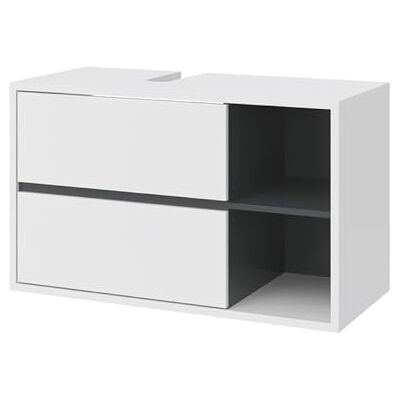 Vicco Meuble sous vasque simple "Viola", Blanc, 100x60cm Vicco Meuble sous vasque simple "Viola", Blanc, 100x60cm