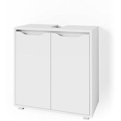 Vicco Meuble sous vasque simple "Ruben", Blanc, 60x62.5cm Vicco Meuble sous vasque simple "Ruben", Blanc, 60x62.5cm