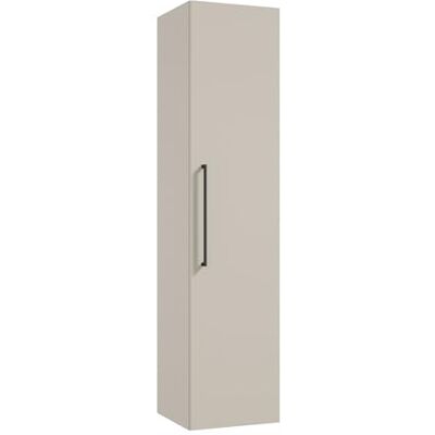 Deftrans . Armoire de salle de bain étroite 33 x 33 x 140 cm en cachemire mat Armoire haute suspendue avec porte Meuble de salle de bain étroit avec étagères Deftrans . Armoire de salle de bain étroite 33 x 33 x 140 cm en cachemire mat Armoire haute suspendue avec porte Meuble de salle de bain étroit avec étagères