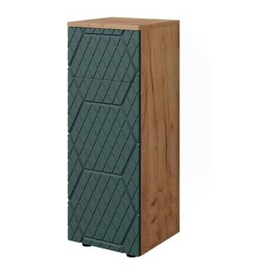 Vicco Armoire midisch "Irma", Vert/force de l'or Chêne, 30x81cm Vicco Armoire midisch "Irma", Vert/force de l'or Chêne, 30x81cm