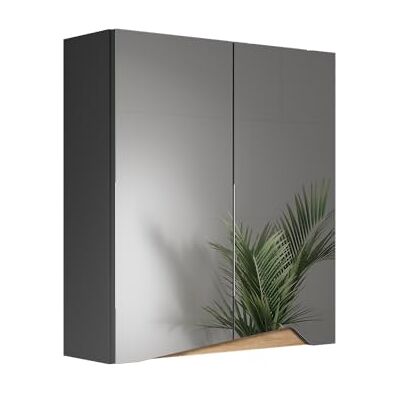 Vicco Armoire de toilette "Marelle", Anthracite/Artisan, 60x67cm Vicco Armoire de toilette "Marelle", Anthracite/Artisan, 60x67cm