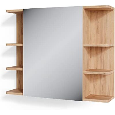 Vicco Armoire de toilette "Fynn", Chêne, 79.6x64cm Vicco Armoire de toilette "Fynn", Chêne, 79.6x64cm