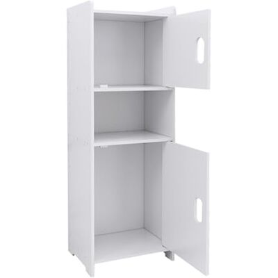 homewell Armoires de salle de bain, unités de rangement de salle de bain avec étagère de rangement ouverte, armoire de toilette, meuble de salle de bain autoportant, étroit, 24 x 20 x 72 cm homewell Armoires de salle de bain, unités de rangement de salle de bain avec étagère de rangement ouverte, armoire de toilette, meuble de salle de bain autoportant, étroit, 24 x 20 x 72 cm