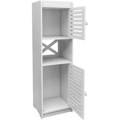 homewell Armoires de salle de bain, unités de rangement de salle de bain avec étagère de rangement ouverte, armoire de toilette, meuble de salle de bain autoportant, étroit, 22 x 20 x 75 cm homewell Armoires de salle de bain, unités de rangement de salle de bain avec étagère de rangement ouverte, armoire de toilette, meuble de salle de bain autoportant, étroit, 22 x 20 x 75 cm
