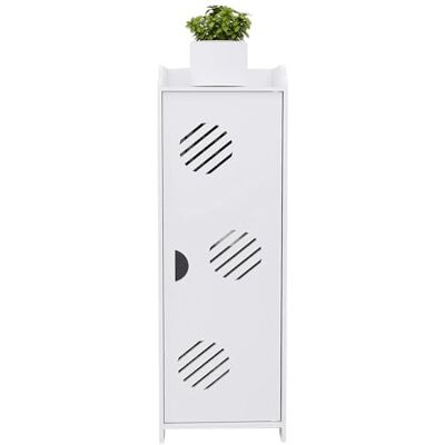LANTUS Petit Meuble de Rangement pour Toilettes, Armoire de Salle de Bain étroite, latérale, 24 * 20 * 75cm -Blanc LANTUS Petit Meuble de Rangement pour Toilettes, Armoire de Salle de Bain étroite, latérale, 24 * 20 * 75cm -Blanc