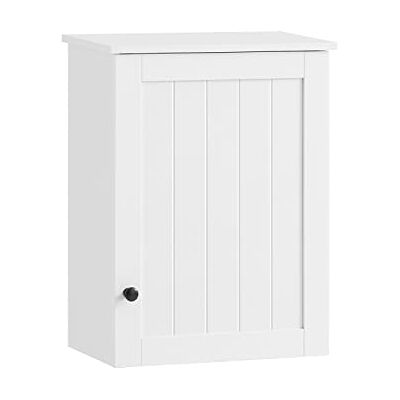 SoBuy BZR19-W Armoire murale avec une porte Armoire murale de salle de bain Meuble de cuisine Meuble de salle de bain Blanc Dimensions : env. 40 x 52 x 23 cm SoBuy BZR19-W Armoire murale avec une porte Armoire murale de salle de bain Meuble de cuisine Meuble de salle de bain Blanc Dimensions : env. 40 x 52 x 23 cm