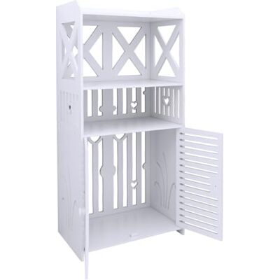 homewell Armoires de salle de bain, unités de rangement de salle de bain avec étagère de rangement ouverte, armoire de toilette, meuble de salle de bain autoportant, étroit, 40 x 25 x 90 cm homewell Armoires de salle de bain, unités de rangement de salle de bain avec étagère de rangement ouverte, armoire de toilette, meuble de salle de bain autoportant, étroit, 40 x 25 x 90 cm