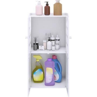 LANTUS Petit Meuble de Rangement pour Toilettes, Meuble de Salle de Bain Support Papier Toilette avec Placard et étagères réglables-30 * 22 * 75cm (B) Blanc LANTUS Petit Meuble de Rangement pour Toilettes, Meuble de Salle de Bain Support Papier Toilette avec Placard et étagères réglables-30 * 22 * 75cm (B) Blanc
