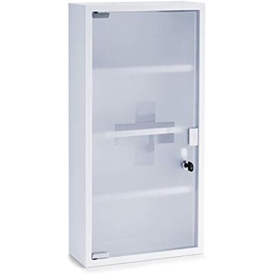 Zeller Present 18122 Armoire à Pharmacie en Métal Blanc 30 x 12 x 60 cm Zeller Present 18122 Armoire à Pharmacie en Métal Blanc 30 x 12 x 60 cm