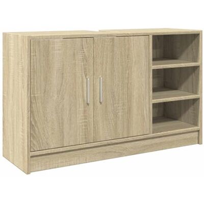 vidaXL Armoire d'évier chêne sonoma 90x29x55 cm bois d'ingénierie vidaXL Armoire d'évier chêne sonoma 90x29x55 cm bois d'ingénierie