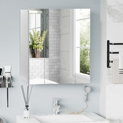 kleankin Armoire Murale de Salle de Bain 70L x 15l x 60H cm Blanc kleankin Armoire Murale de Salle de Bain 70L x 15l x 60H cm Blanc