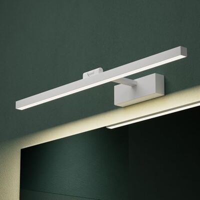 Mai & Mai Lampe Murale Miroir LED 4000K pour Salle de Bain Blanc 60cm Mai & Mai Lampe Murale Miroir LED 4000K pour Salle de Bain Blanc 60cm