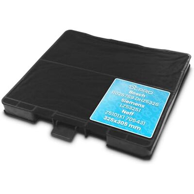 DL-pro Filtre à charbon actif Pour hotte aspirante Bosch 11026769 DHZ5326 Siemens LZ53251 Neff Z5101X1 DL-pro Filtre à charbon actif Pour hotte aspirante Bosch 11026769 DHZ5326 Siemens LZ53251 Neff Z5101X1