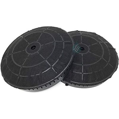 Ahead Lot de 2 Filtres à Charbon Actif pour Hotte (Ø 177mm) Compatible avec Whirlpool, Elica, Ikea, Ariston Remplacement pour Type 57, AMC027, CHF57 & FC32 Fabrication Italienne Ahead Lot de 2 Filtres à Charbon Actif pour Hotte (Ø 177mm) Compatible avec Whirlpool, Elica, Ikea, Ariston Remplacement pour Type 57, AMC027, CHF57 & FC32 Fabrication Italienne