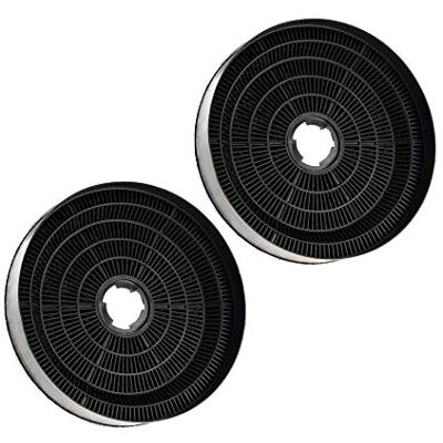 AllSpares Lot de 2 filtres à charbon actif pour Candy KFC6918, KFC6919, Type 185, Ciarra CBCF003, CP120, Refsta K46, Airlux CR390, diamètre 170 x 35 mm AllSpares Lot de 2 filtres à charbon actif pour Candy KFC6918, KFC6919, Type 185, Ciarra CBCF003, CP120, Refsta K46, Airlux CR390, diamètre 170 x 35 mm