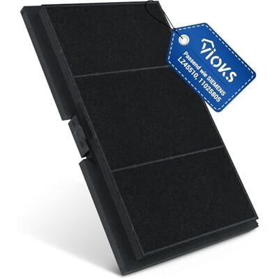 VIOKS Filtre à charbon actif pour hotte aspirante Siemеns LZ45510 11025805 DSZ4551 CZ5145X5 Z54TC01X0 300 x 198 x 22 mm VIOKS Filtre à charbon actif pour hotte aspirante Siemеns LZ45510 11025805 DSZ4551 CZ5145X5 Z54TC01X0 300 x 198 x 22 mm