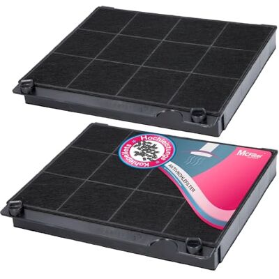 McFilter I 2x filtre à charbon actif pour hotte aspirante adapté au filtre à charbon Elica CFC0141529, AEG/Zanker/Zanussi 9029793818, Type15, E3CFE15, filtre pour hotte aspirante McFilter I 2x filtre à charbon actif pour hotte aspirante adapté au filtre à charbon Elica CFC0141529, AEG/Zanker/Zanussi 9029793818, Type15, E3CFE15, filtre pour hotte aspirante