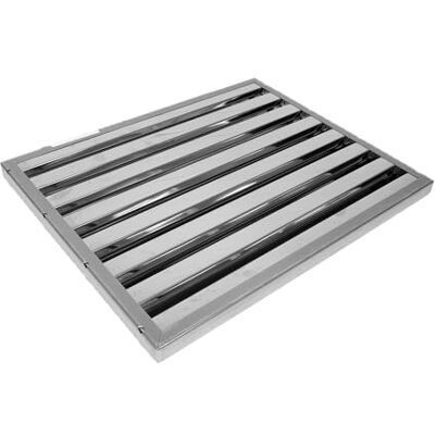 AllSpares Filtre ignifuge à lamelles pour hotte aspirante Horeca (500 x 400 x 25 mm) AllSpares Filtre ignifuge à lamelles pour hotte aspirante Horeca (500 x 400 x 25 mm)