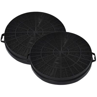 AllSpares Filtre à charbon actif (2 pièces) pour hottes aspirantes compatible avec Whirlpool CHF210/1, Bosch 00353121, Bomann KF560, Baumatic S1 Type 210 Ø210 mm AllSpares Filtre à charbon actif (2 pièces) pour hottes aspirantes compatible avec Whirlpool CHF210/1, Bosch 00353121, Bomann KF560, Baumatic S1 Type 210 Ø210 mm